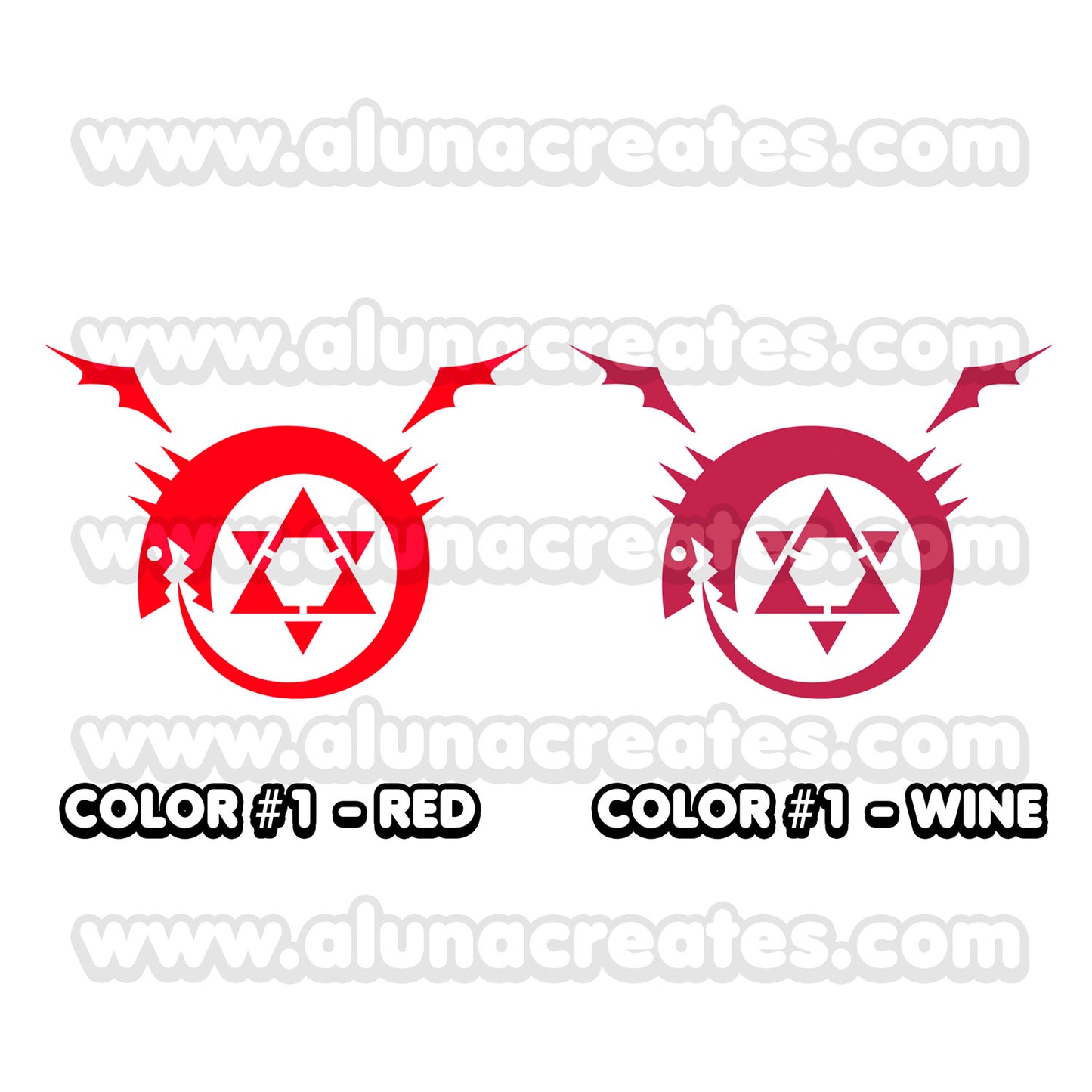 Homonculus | Tatouages temporaires | LOT DE 2 - AlunaCreates