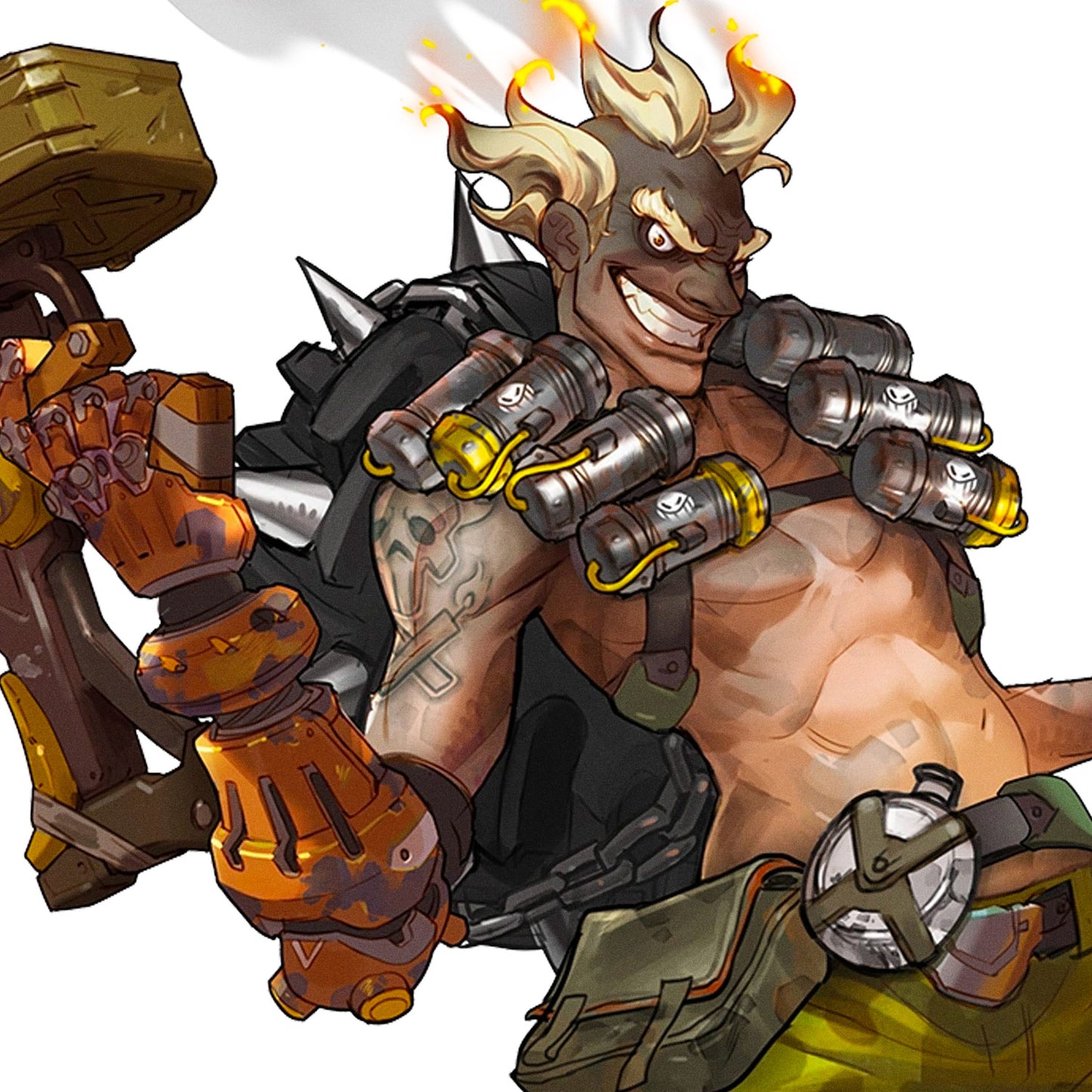 Junkrat - Overwatch | Temporary Tattoo | AlunaCreates