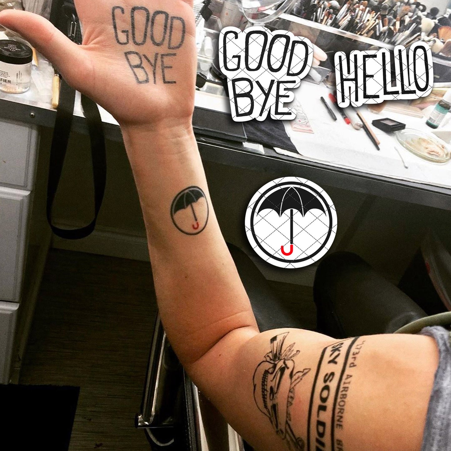 Klaus Hargreeves - The Umbrella Academy | Temporary Tattoos | FULL SET - AlunaCreates
