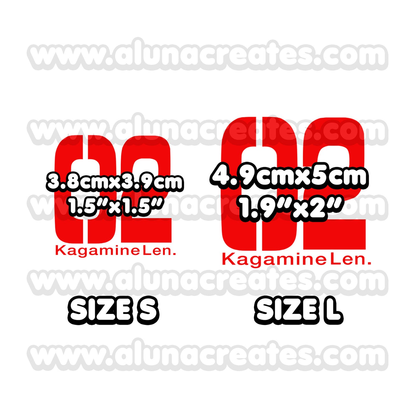 Rin Kagamine / Len Kagamine | Tatouages temporaires | LOT DE 2 - AlunaCreates