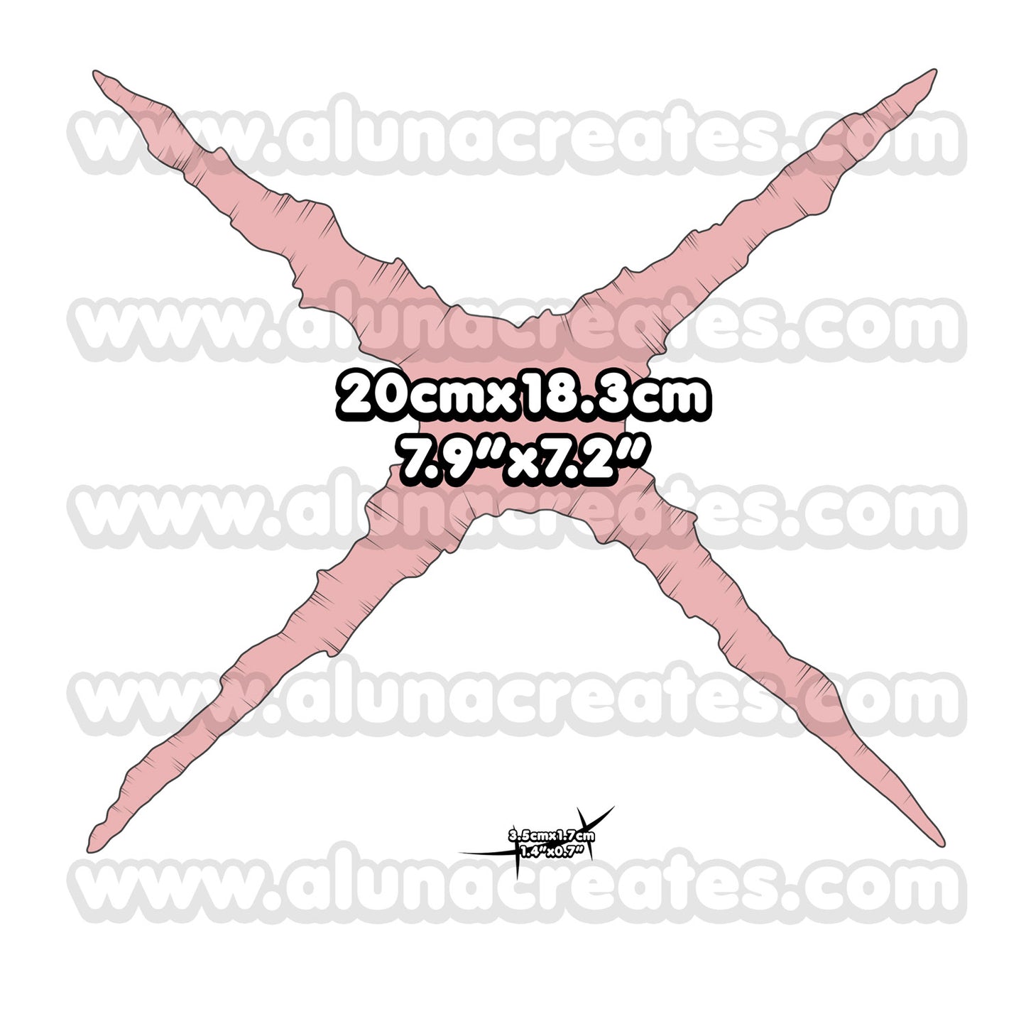 Monkey D. Luffy - One Piece | Temporary Tattoos | FULL SIZE - AlunaCreates