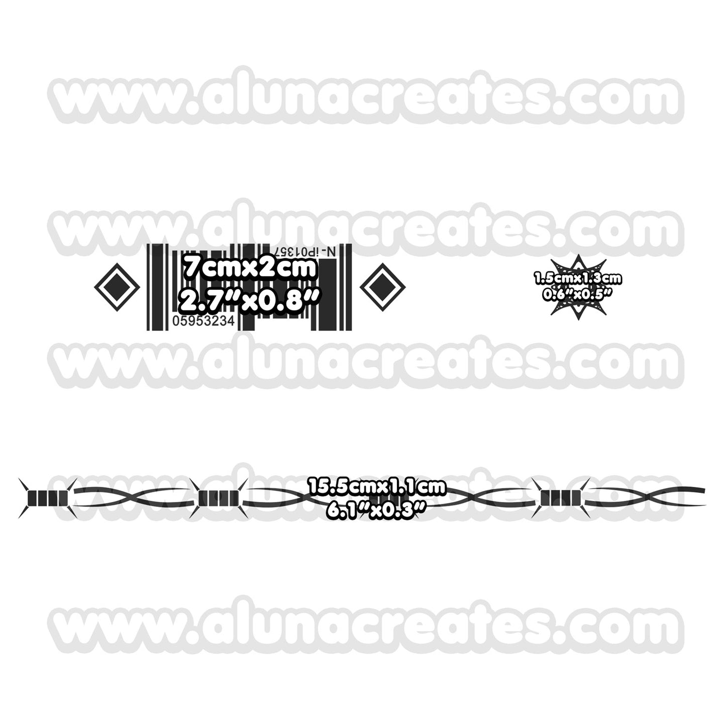 Prompto Argentum - Final Fantasy XV | Temporary Tattoos | FULL SET - AlunaCreates