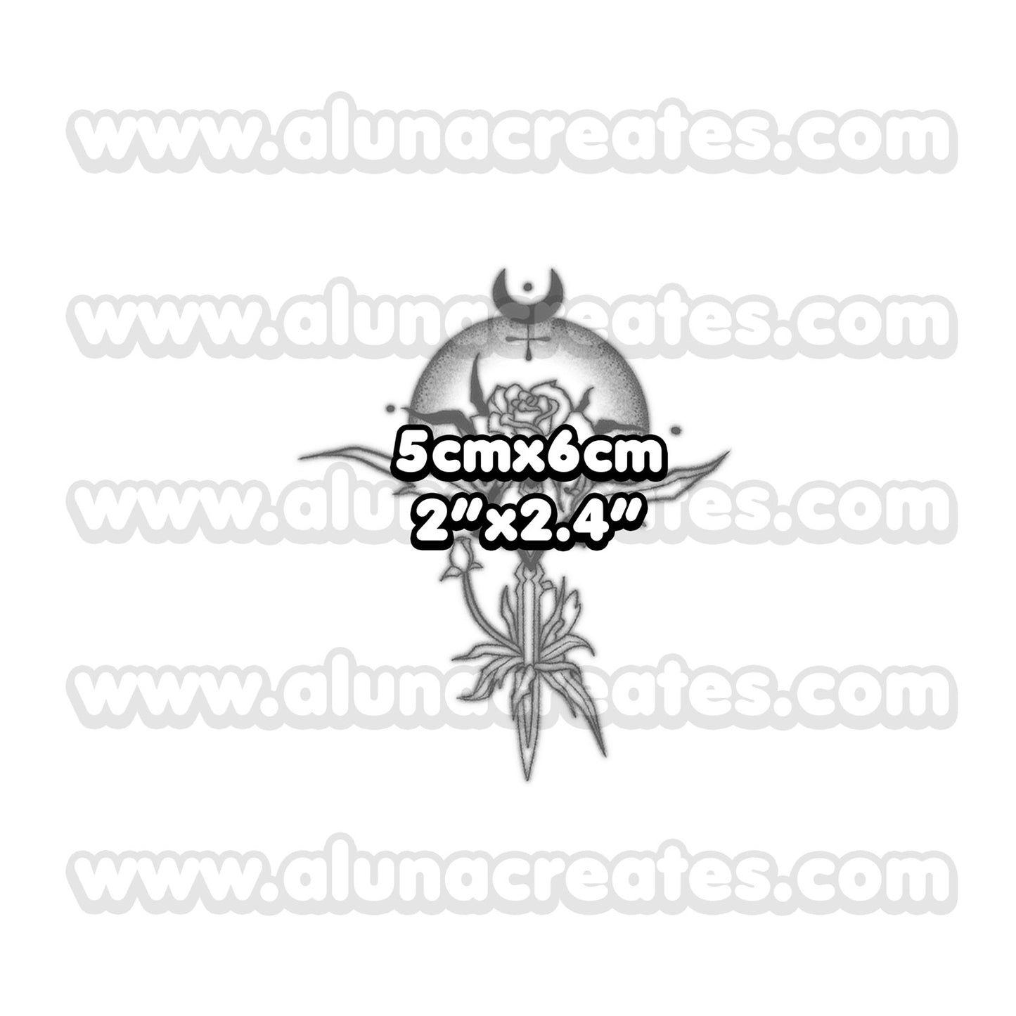 Bela, Daniela, Cassandra Dimitrescu – Resident Evil VIII | Temporäre Tattoos | 2er- oder 4er-Set – AlunaCreates