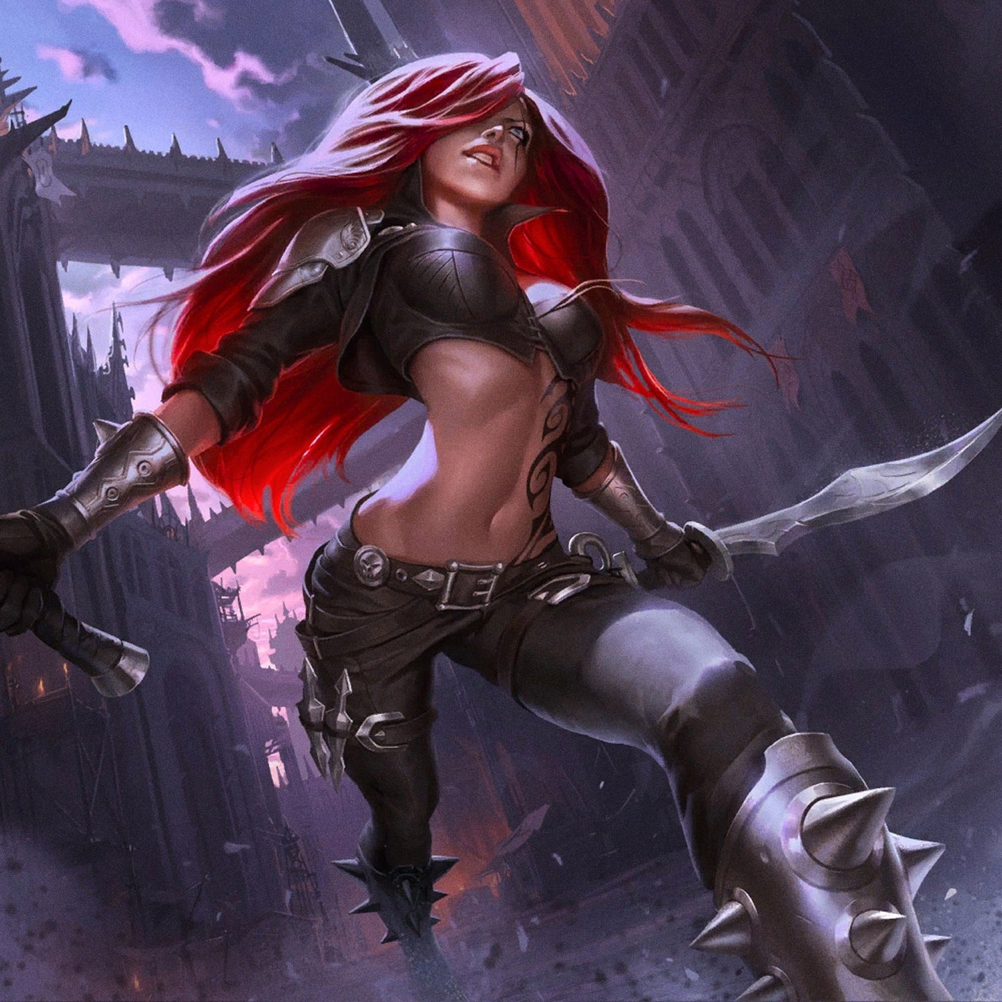 Katarina - League of Legends | Temporary Tattoo | FULL SIZE - AlunaCreates