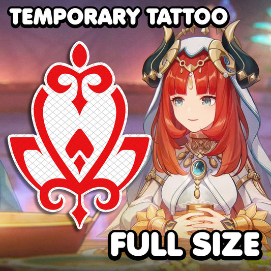 Nilou - Genshin Impact | Temporary Tattoo | AlunaCreates