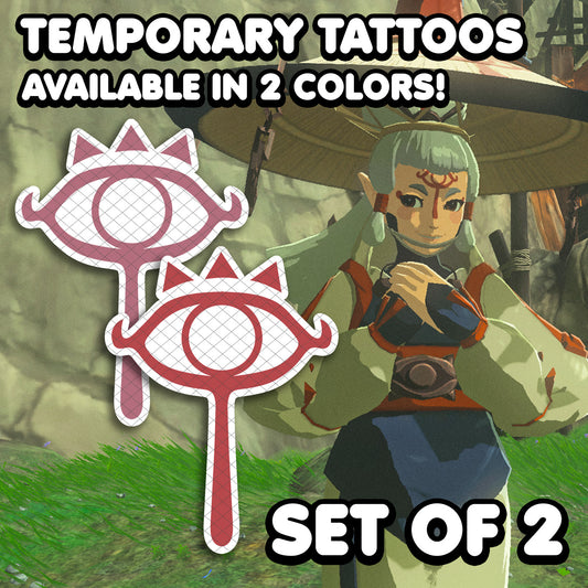 Paya - Breath of the Wild | Temporary Tattoos | SET OF 2 - AlunaCreates