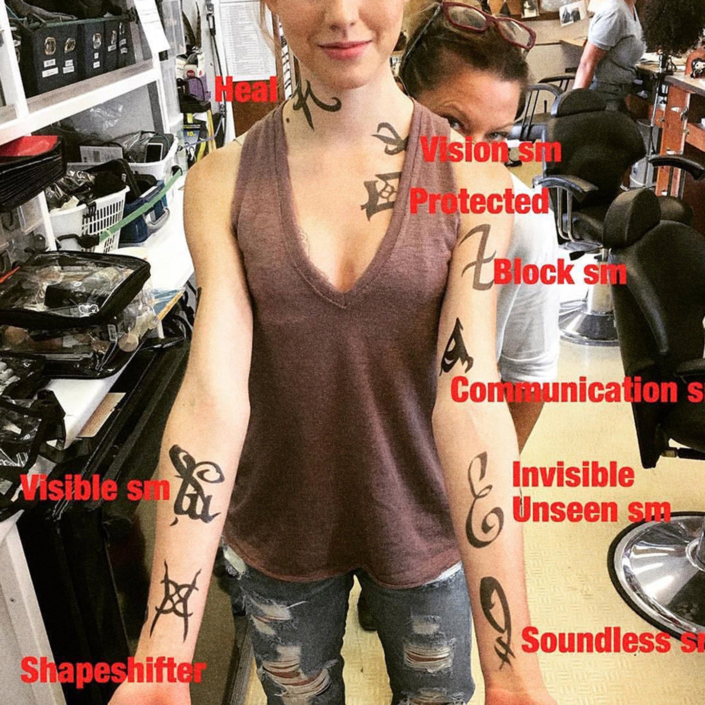 Clary Fray - Shadowhunters | Temporary Tattoos | FULL SET - AlunaCreates