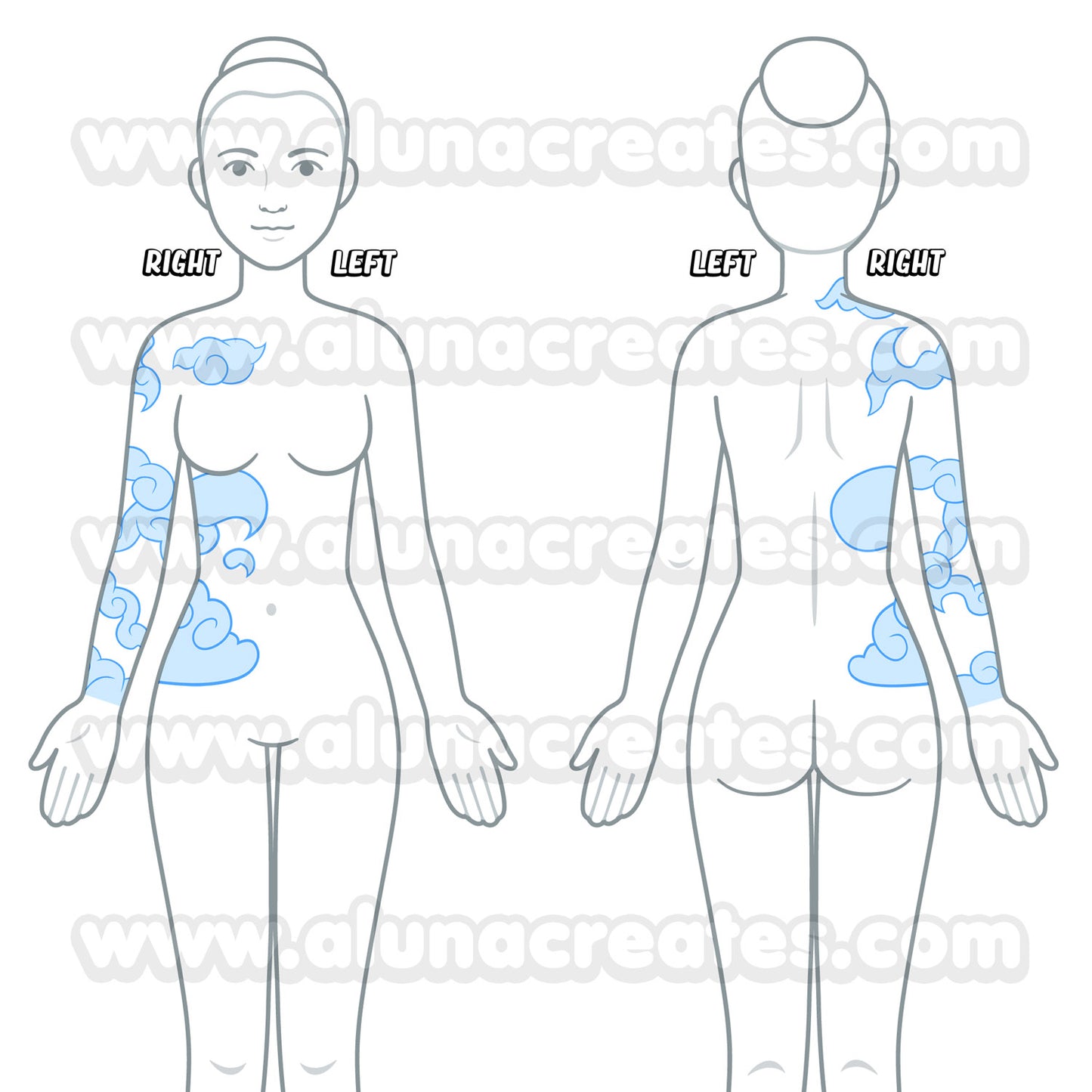 Jinx - League of Legends | Temporary Tattoos | FULL SET - AlunaCreates