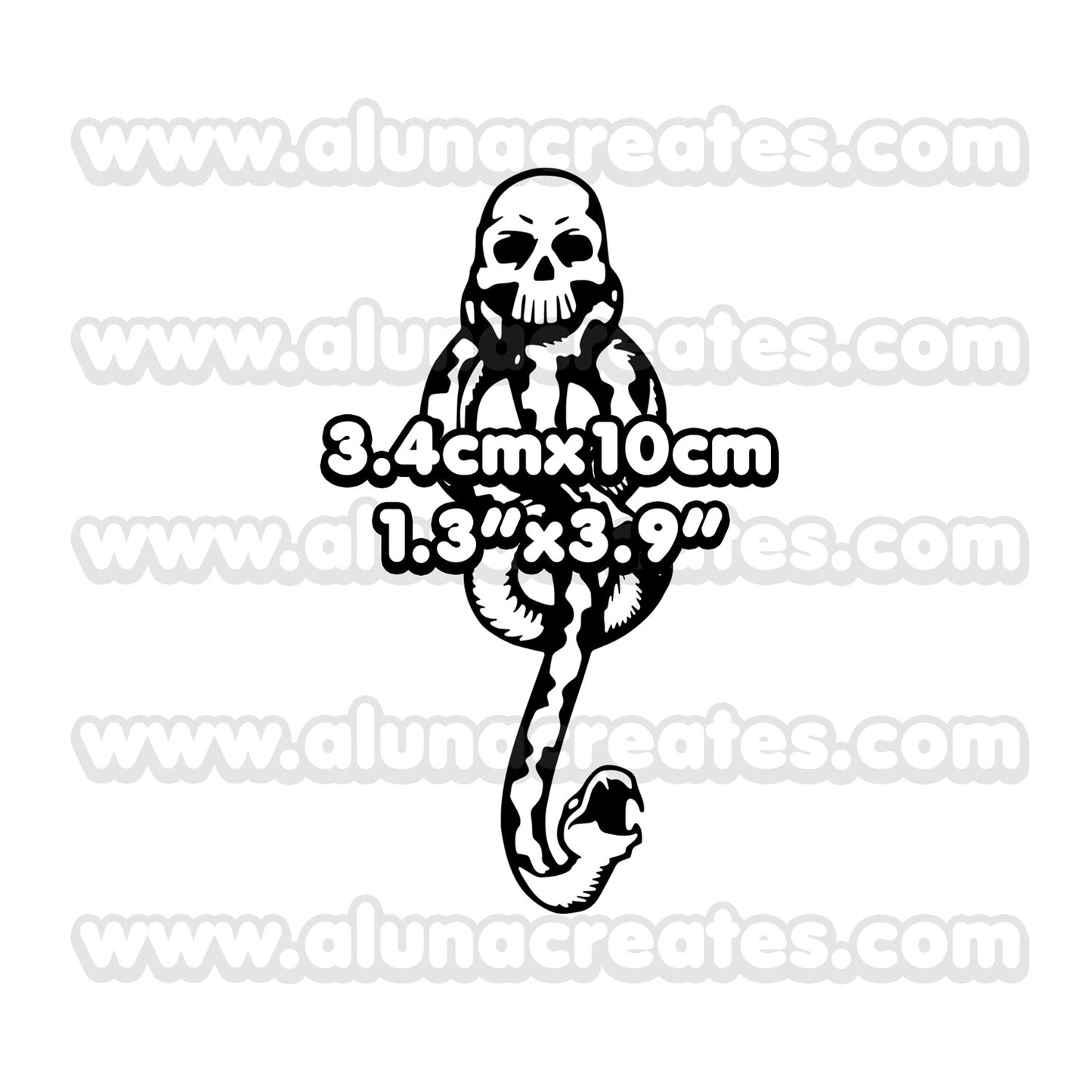 Death Eaters - Harry Potter | Temporary Tattoos | SET OF 2 - AlunaCreates