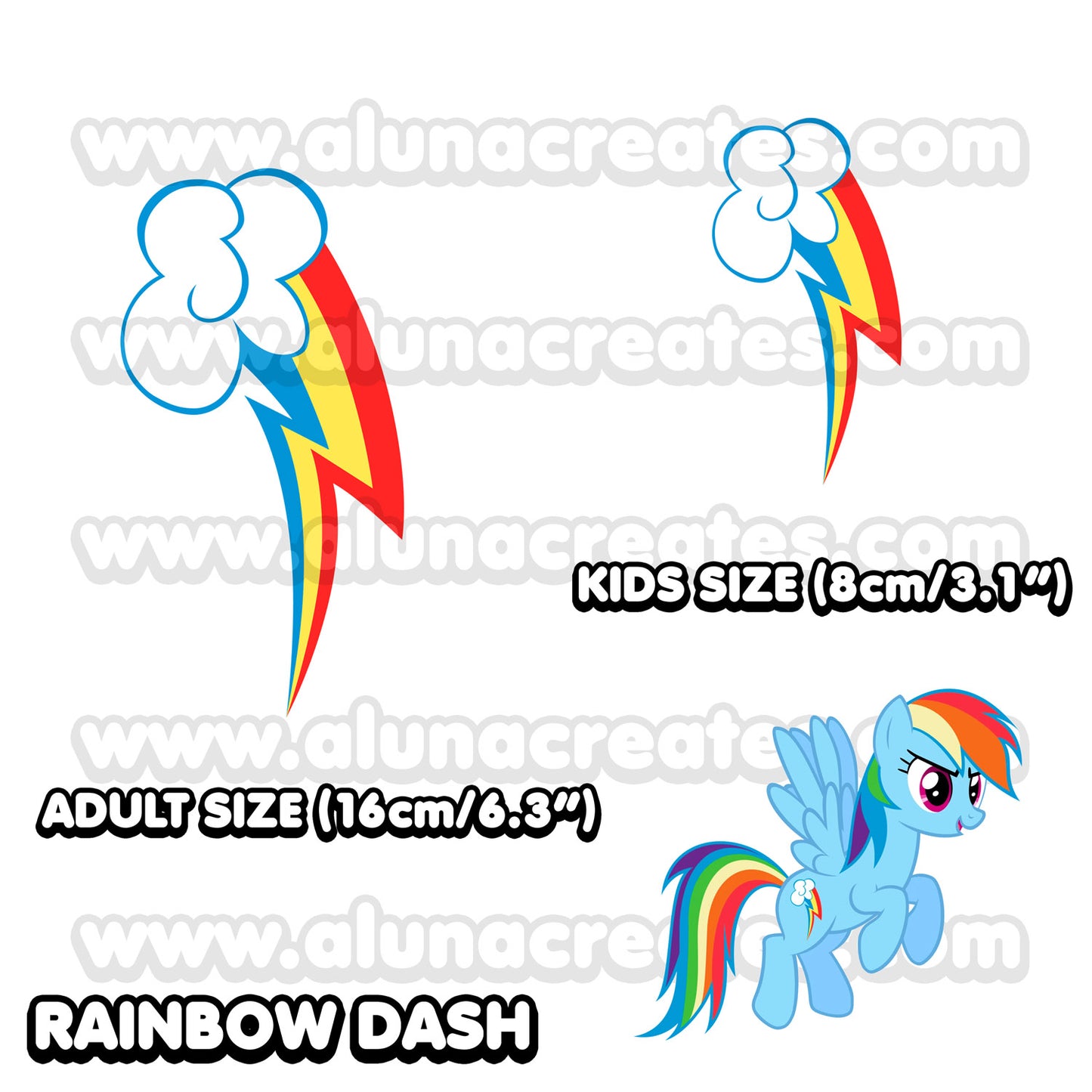 My Little Pony: Friendship is Magic | Temporary Tattoos | AlunaCreates