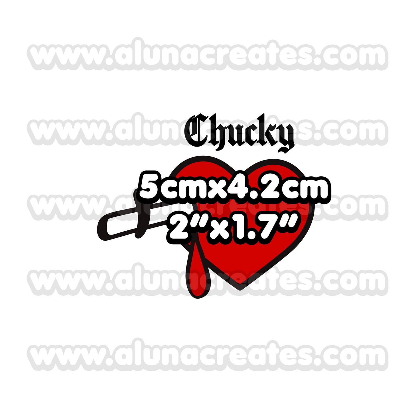 Tiffany Valentine-Die Braut von Chucky | Temporäre Tätowierungen | SET OF 2 - AlunaCreates