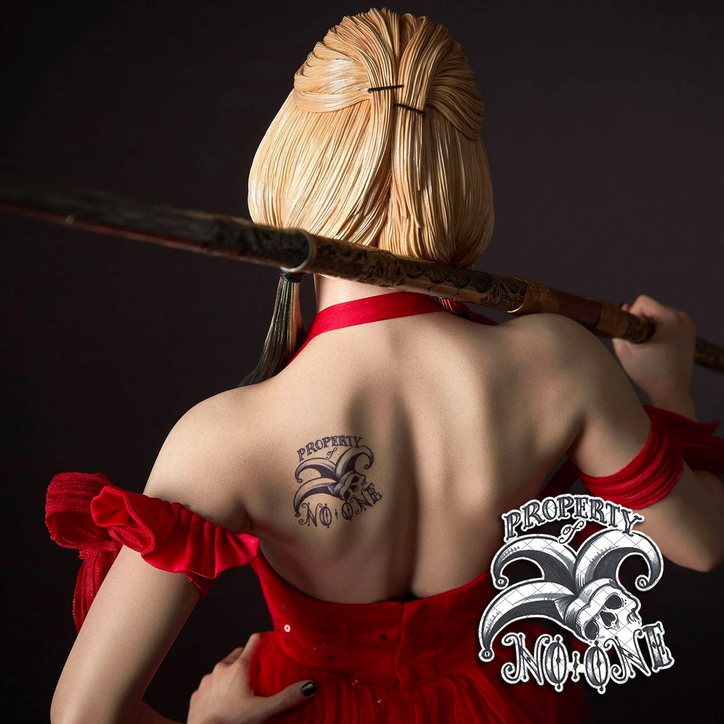 Harley Quinn (Red Dress) - The Suicide Squad | Temporary Tattoos | FULL SET - AlunaCreates