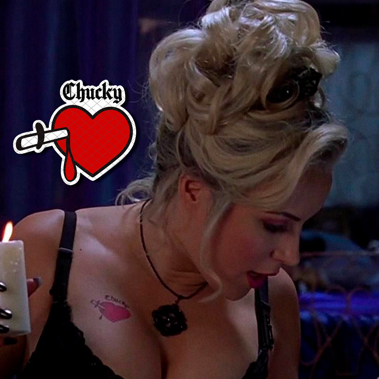 Tiffany Valentine-Die Braut von Chucky | Temporäre Tätowierungen | SET OF 2 - AlunaCreates