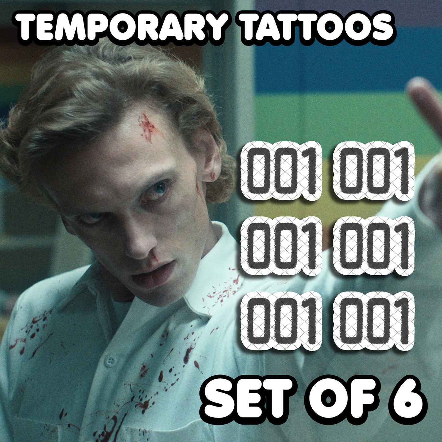 001 - Stranger Things | Temporary Tattoos | SET OF 6 - AlunaCreates