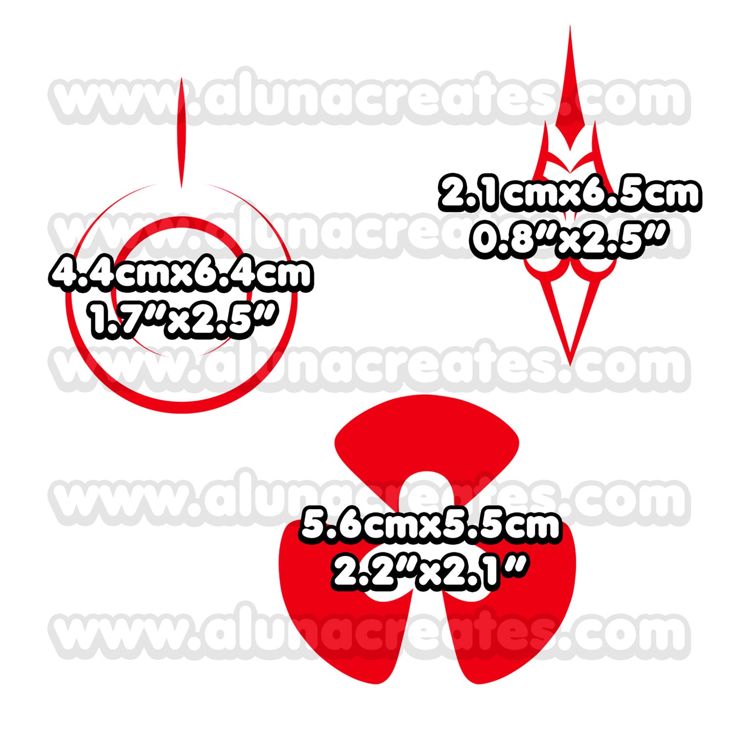 Command Spell - Fate/Stay Night | Temporary Tattoos | SET OF 2 - AlunaCreates