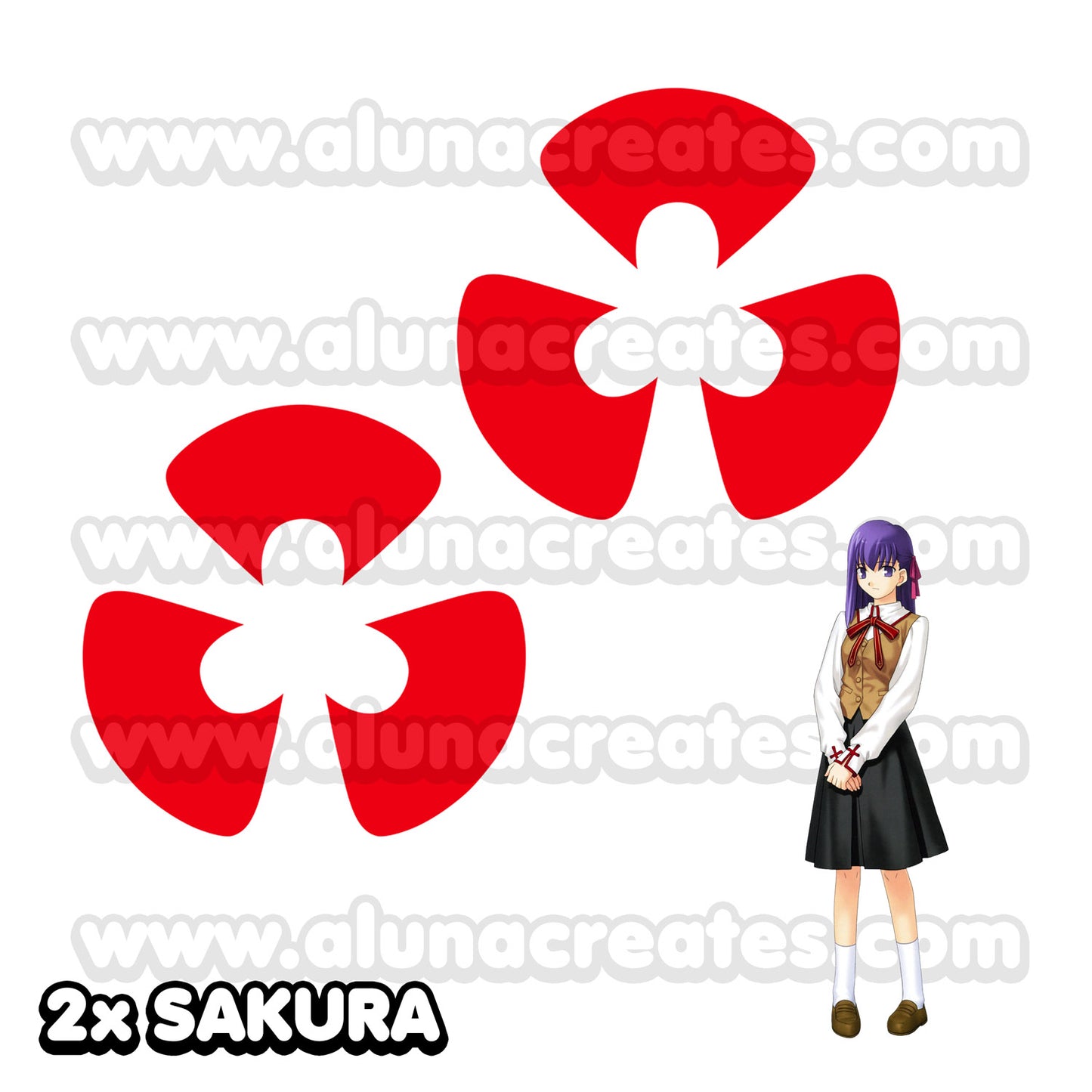 Command Spell - Fate/Stay Night | Temporary Tattoos | SET OF 2 - AlunaCreates