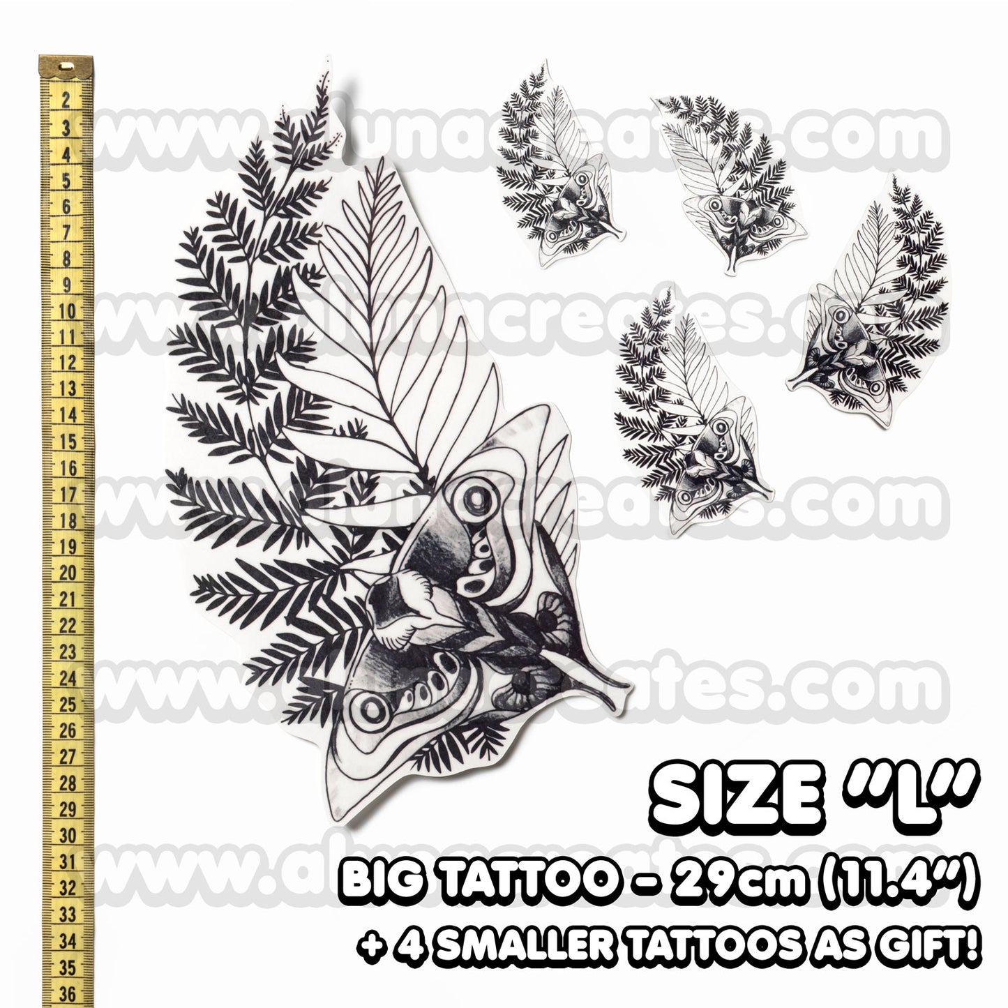 Ellie - The Last of Us II | Temporary Tattoo | FULL SIZE - AlunaCreates