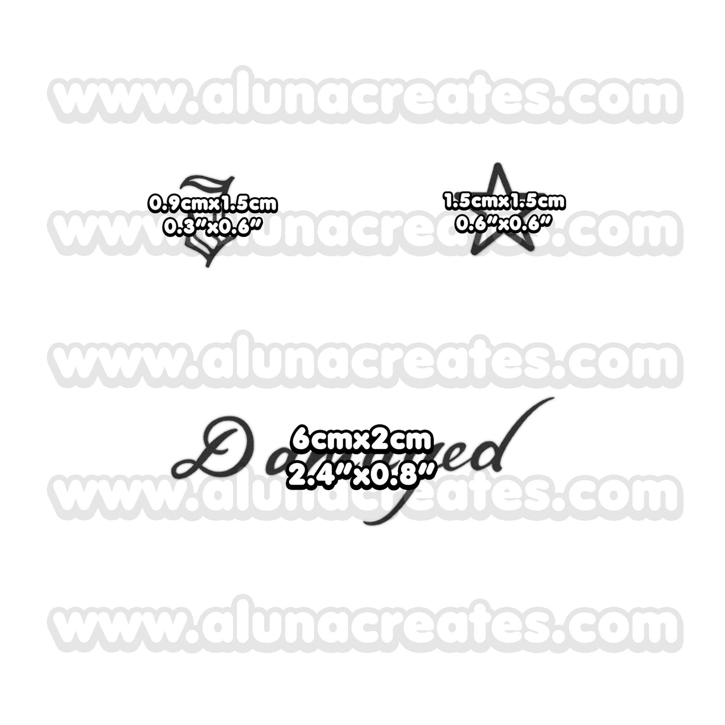 The Joker - Suicide Squad | Temporary Tattoos | 9 TATTOOS - AlunaCreates