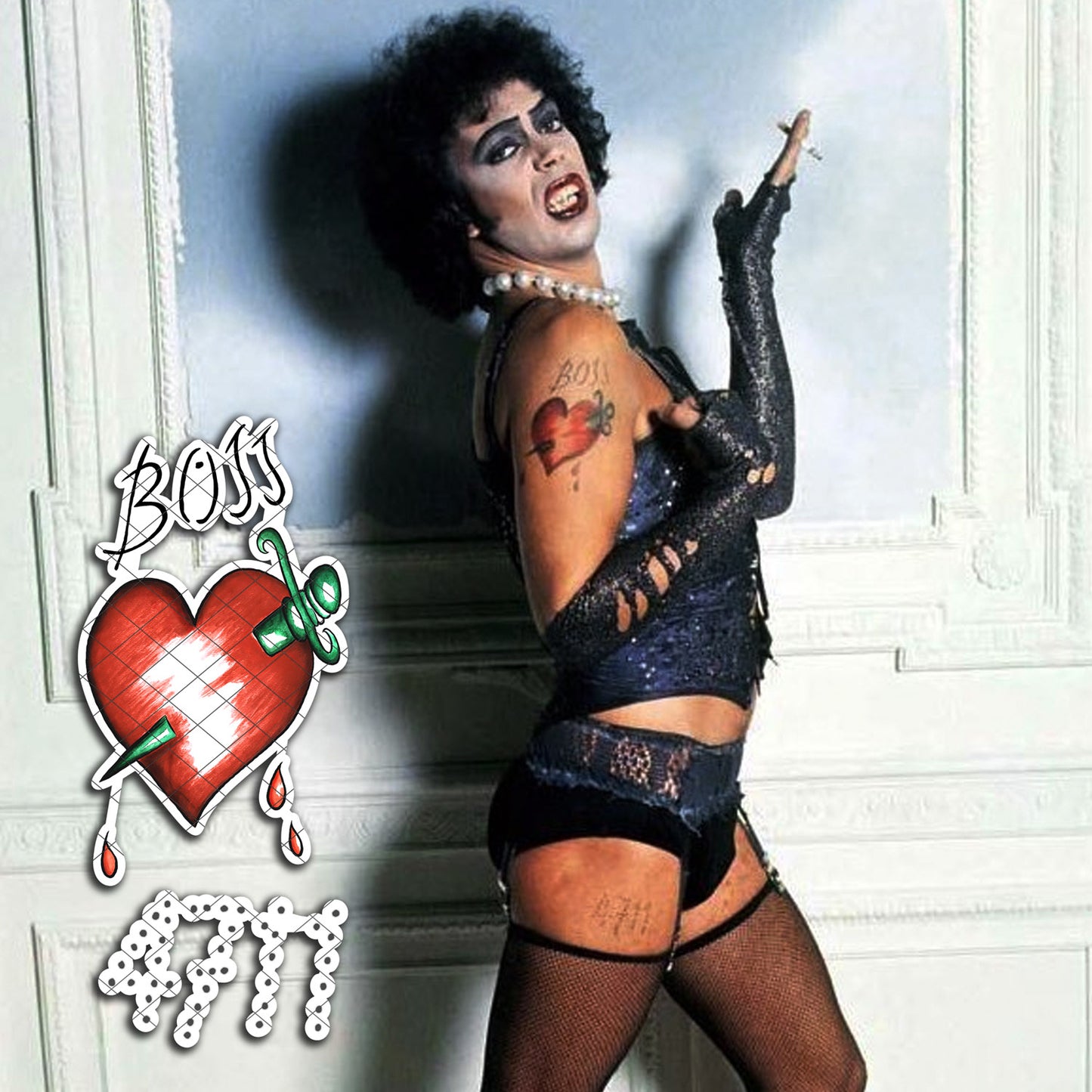 Frank N. Furter | Tatouages temporaires - AlunaCreates
