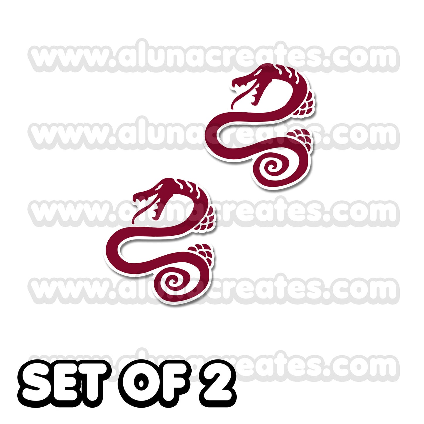 Diane (Neid) – 7 Todsünden | Temporäre Tattoos | 2er-Set – AlunaCreates