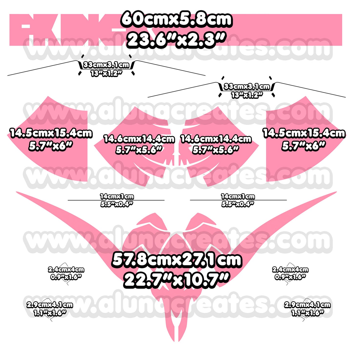 Rebecca - Cyberpunk: Edgerunners | Temporary Tattoos | FULL SET - AlunaCreates