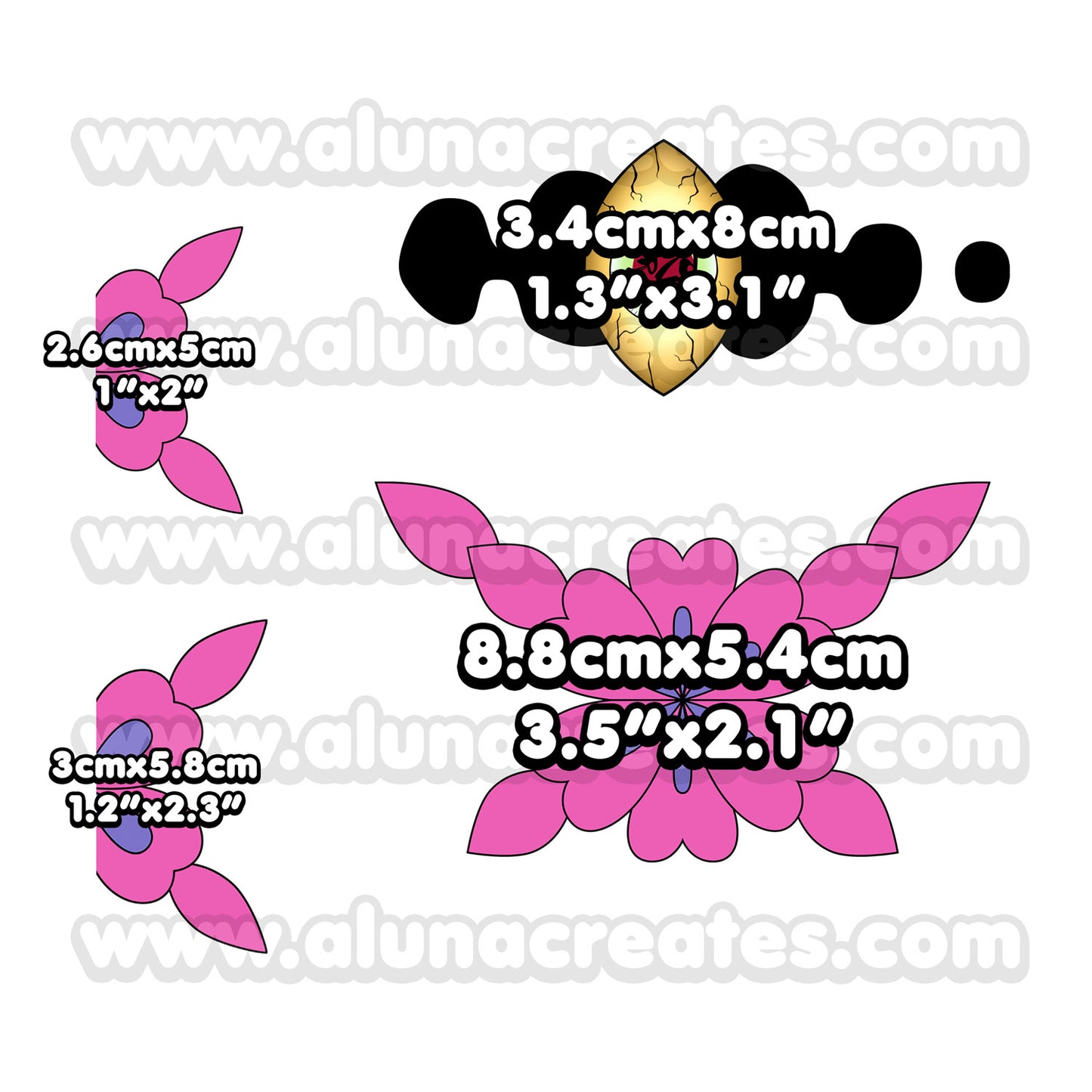 Daki - Demon Slayer | Temporary Tattoos | AlunaCreates