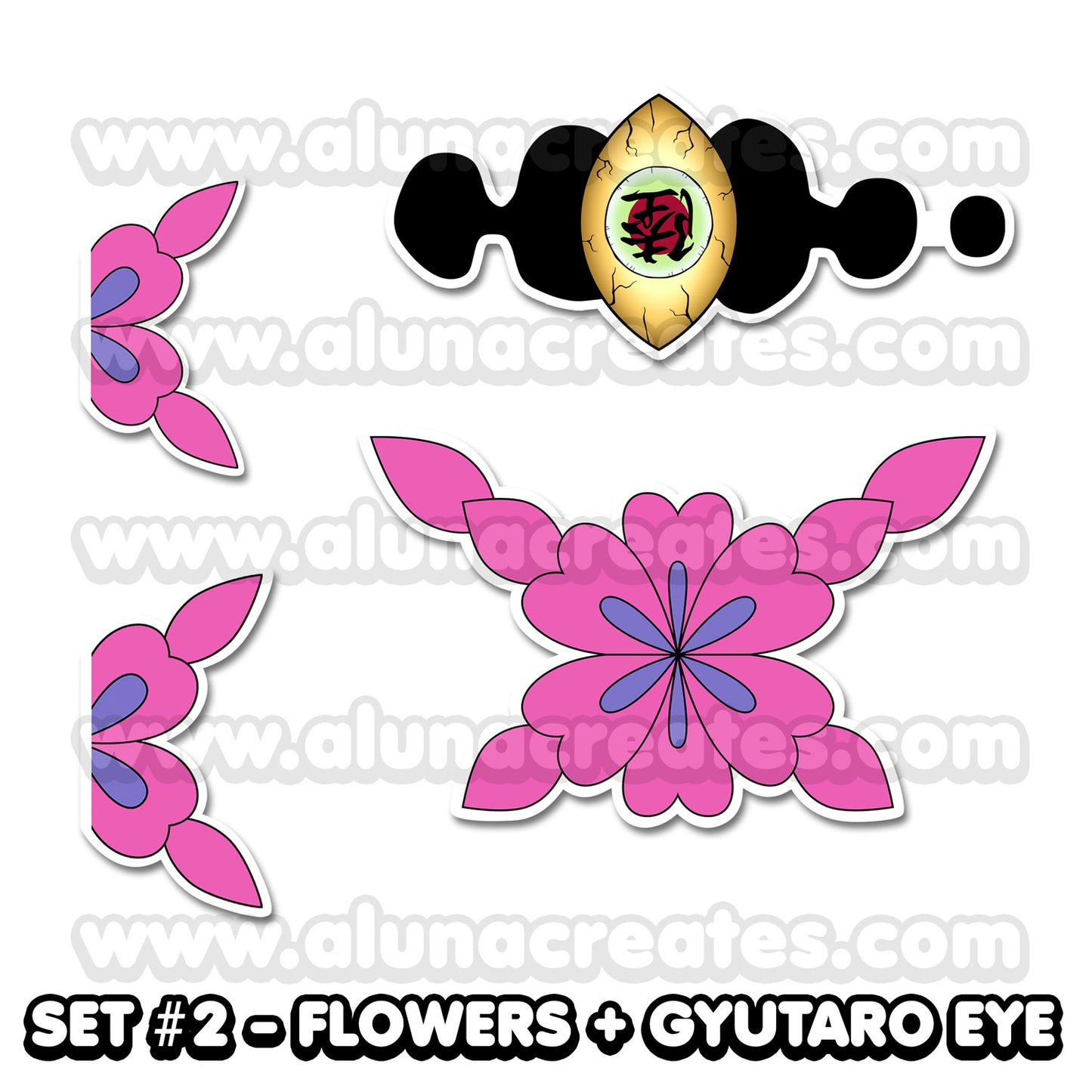 Daki - Demon Slayer | Temporary Tattoos | AlunaCreates