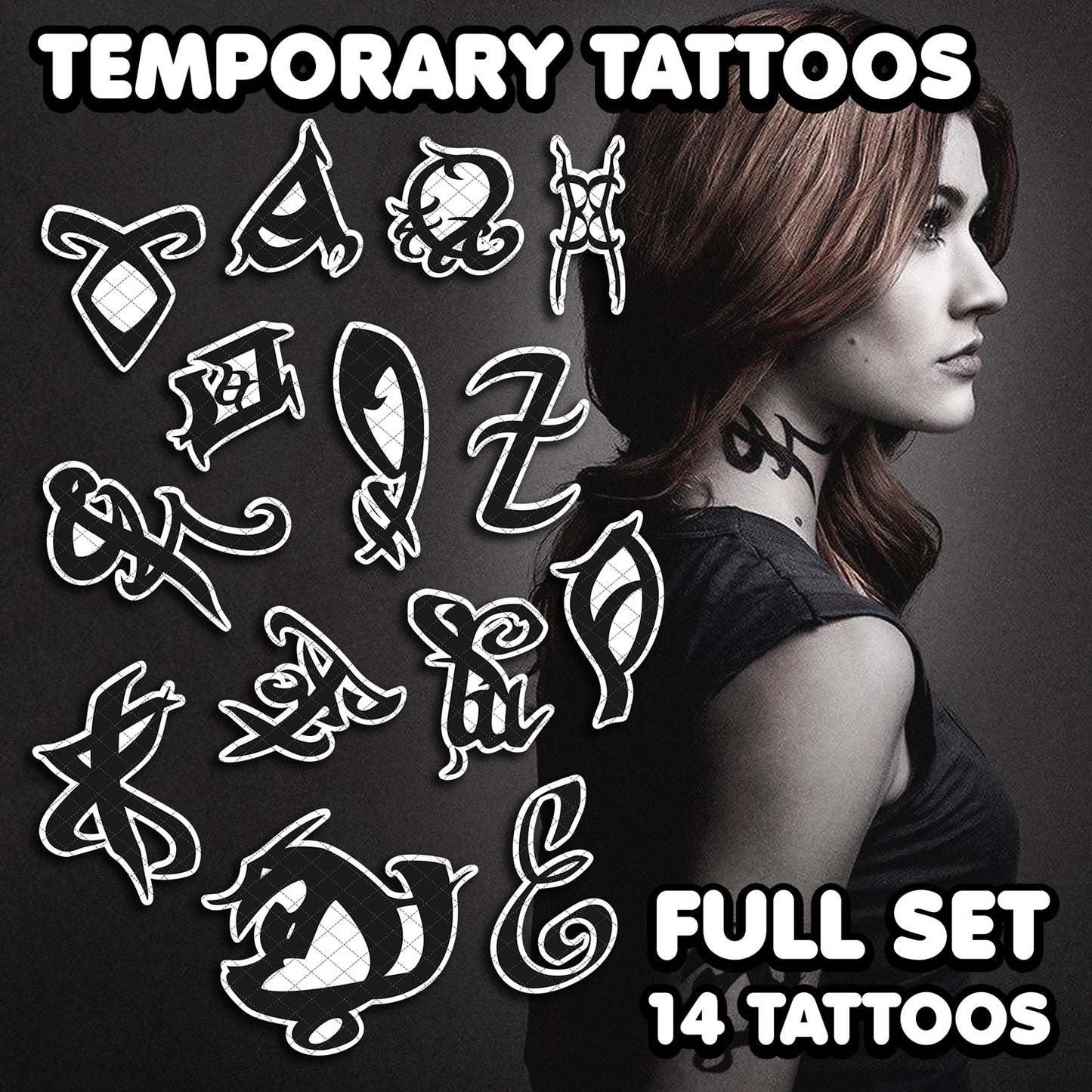 Clary Fray - Shadowhunters | Temporary Tattoos | FULL SET - AlunaCreates