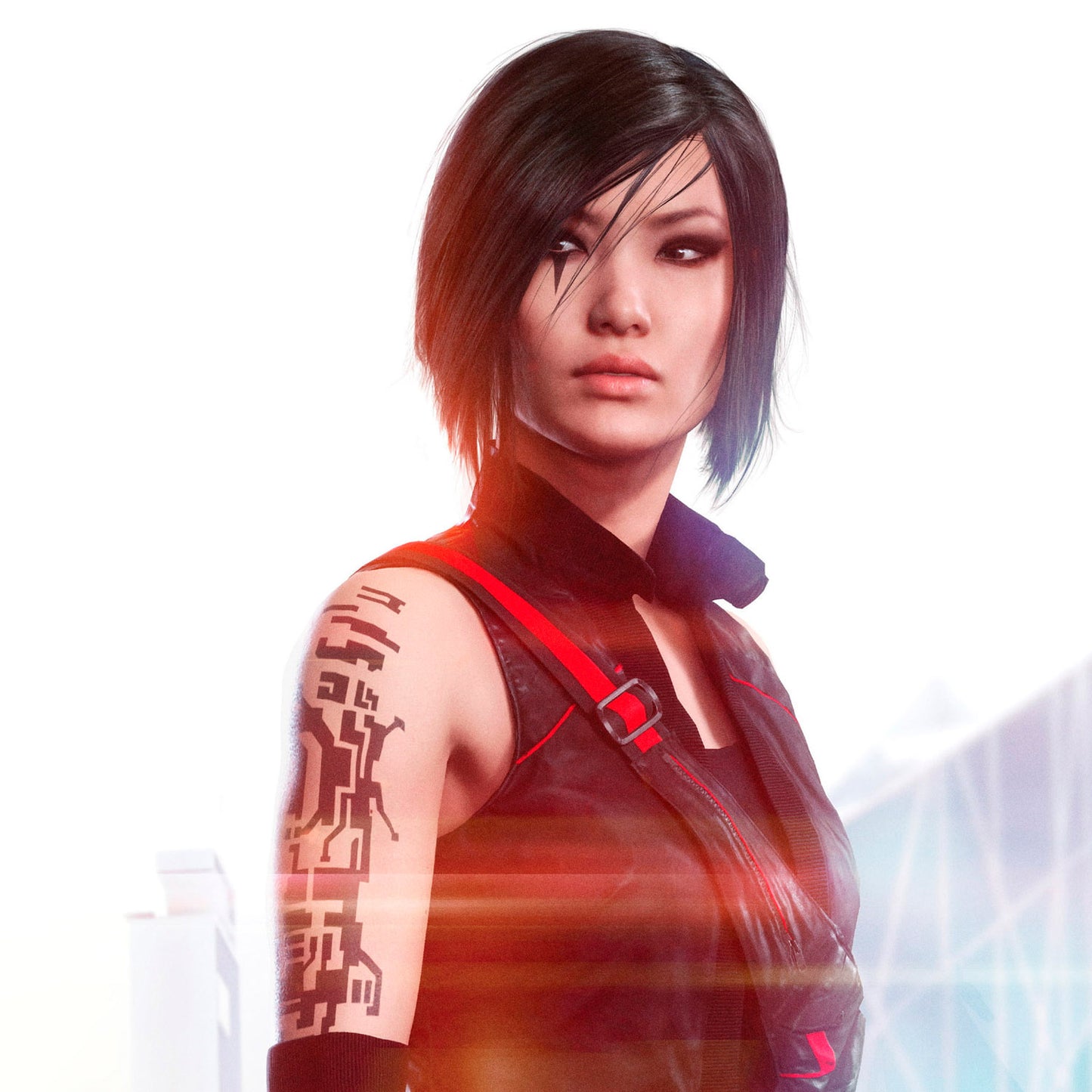Faith Connors - Mirror's Edge | Temporary Tattoo | FULL SIZE - AlunaCreates