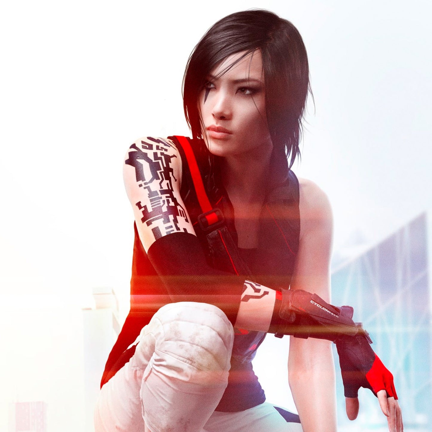 Faith Connors - Mirror's Edge | Temporary Tattoo | FULL SIZE - AlunaCreates