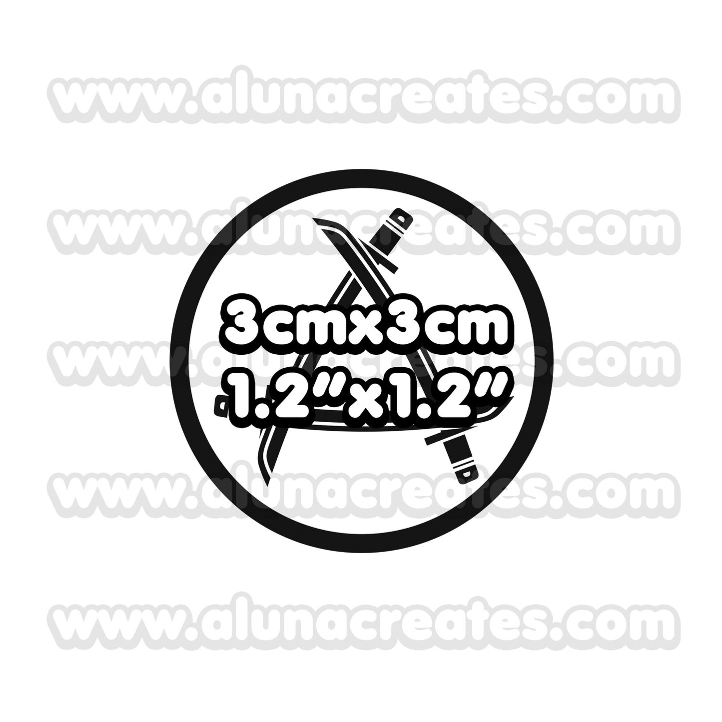 Mikasa Ackerman - Attack on Titan | Temporary Tattoos | SET OF 3 - AlunaCreates