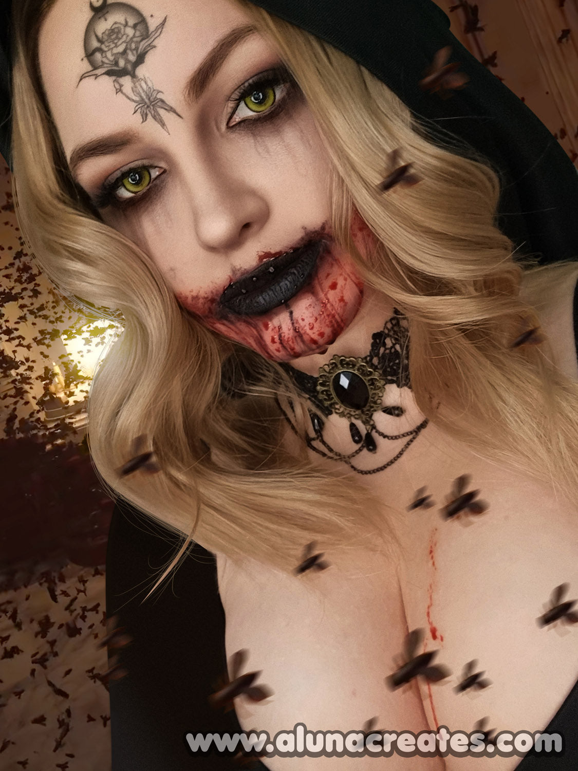 Bela, Daniela, Cassandra Dimitrescu – Resident Evil VIII | Temporäre Tattoos | 2er- oder 4er-Set – AlunaCreates