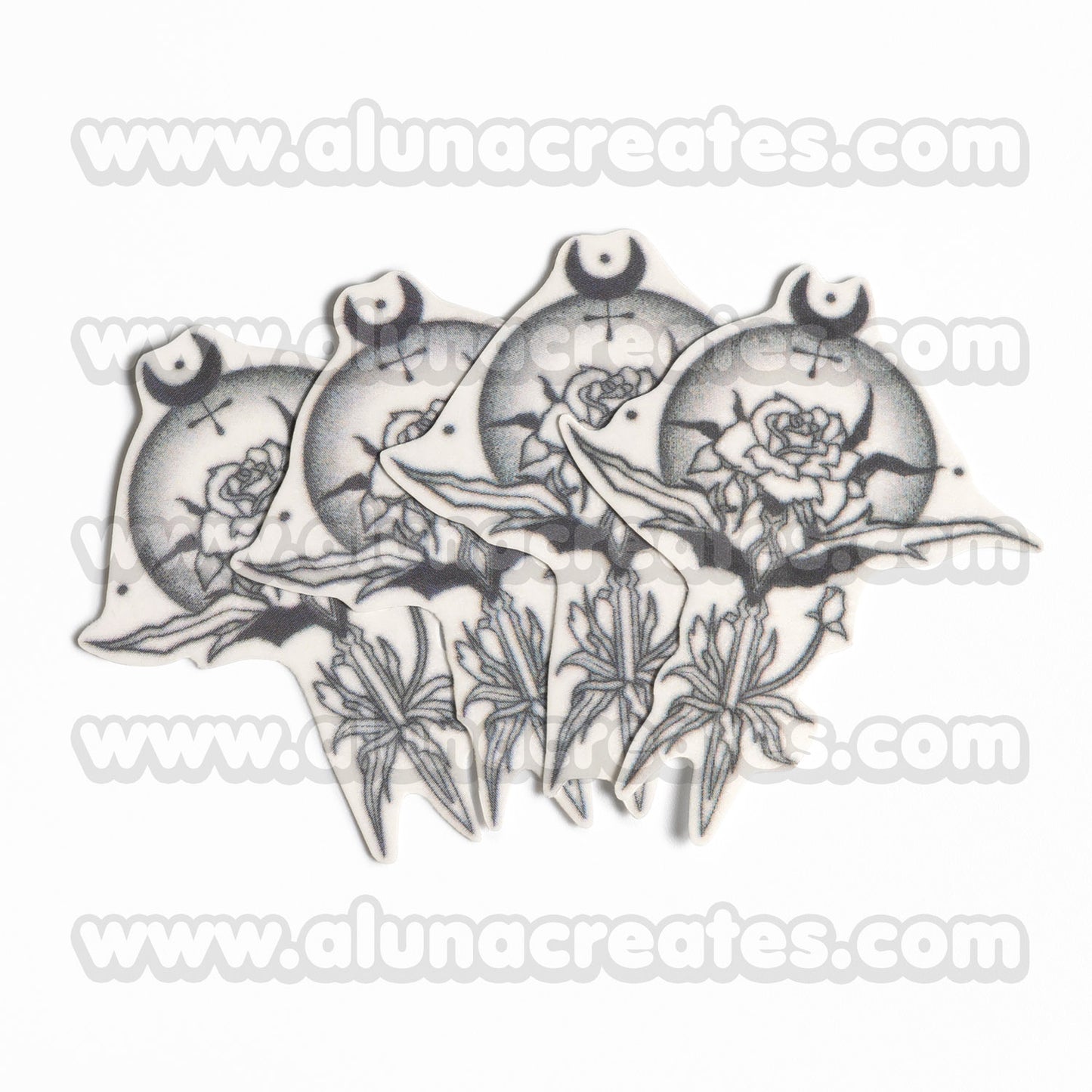 Bela, Daniela, Cassandra Dimitrescu – Resident Evil VIII | Temporäre Tattoos | 2er- oder 4er-Set – AlunaCreates