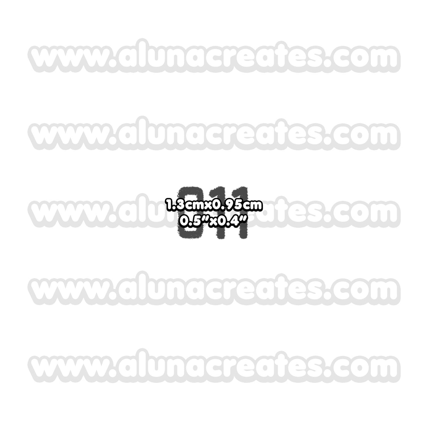 011 |一時的な入れ墨 | 6個セット - AlunaCreates