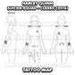 Harley Quinn (Classic) - Suicide Squad | Temporary Tattoos | FULL SET - AlunaCreates