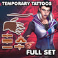 Fade - Valorant | Temporary Tattoos | FULL SET - AlunaCreates