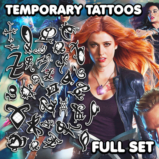 Shadowhunters | Temporary Tattoos | FULL SET - AlunaCreates