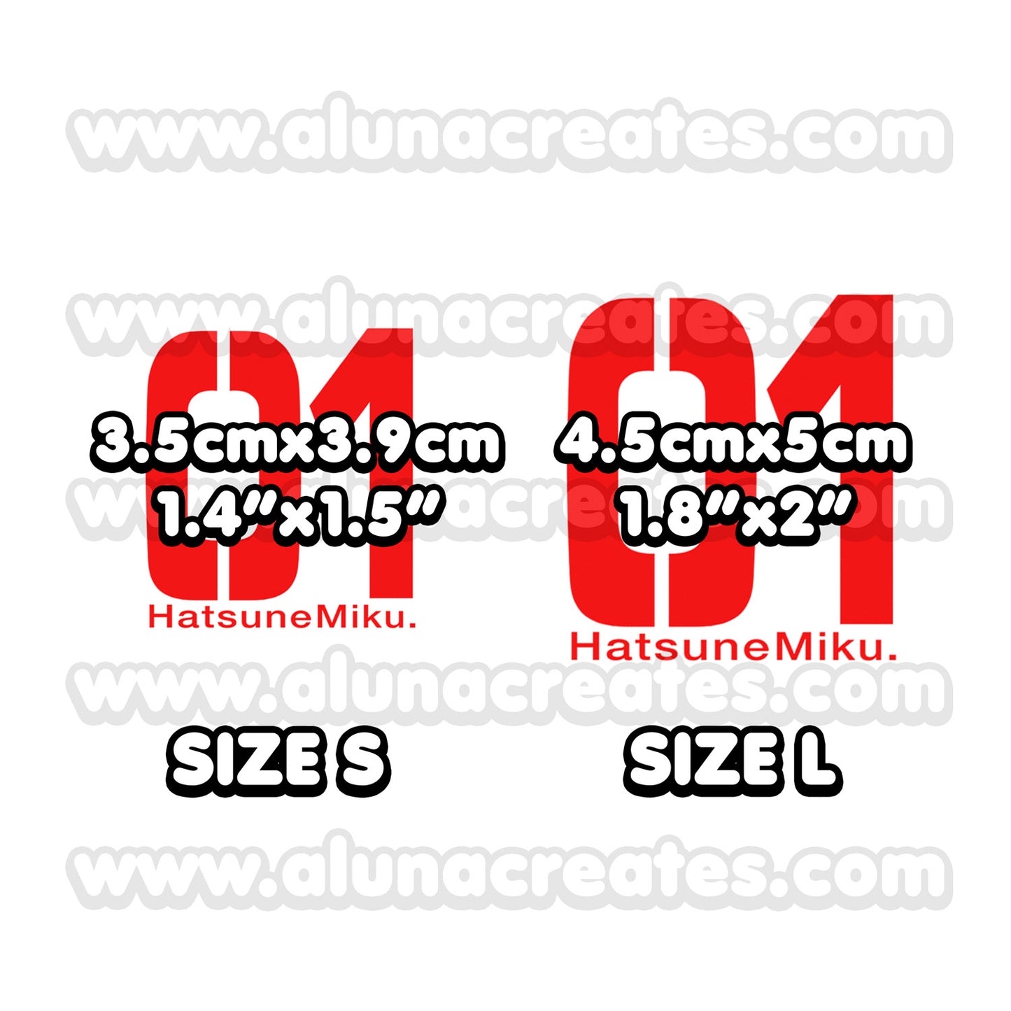 Miku Hatsune - Vocaloid | Temporary Tattoos | SET OF 2 - AlunaCreates