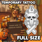 Junkrat - Overwatch | Temporary Tattoo | AlunaCreates