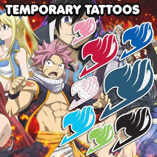 Fairy Tail | Temporary Tattoos | AlunaCreates