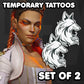 Loba Andrade - Apex Legends | Temporary Tattoos | SET OF 2 - AlunaCreates