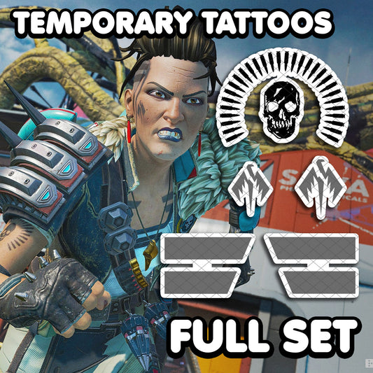 Mad Maggie - Apex Legends | Temporary Tattoos | FULL SET - AlunaCreates