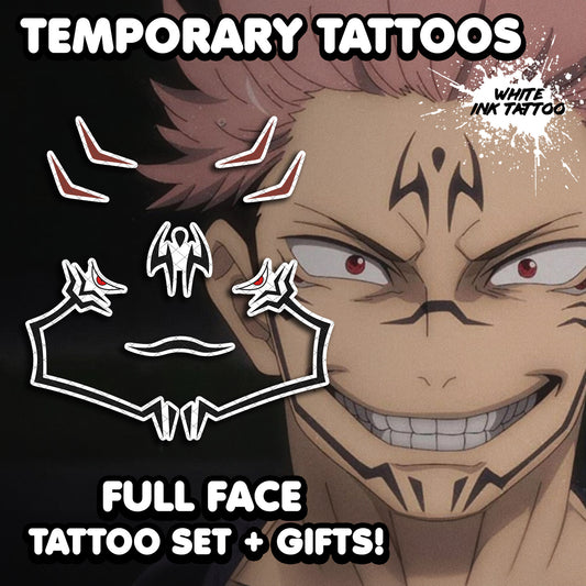 Ryomen Sukuna - Jujutsu Kaisen | Temporary Tattoos | AlunaCreates