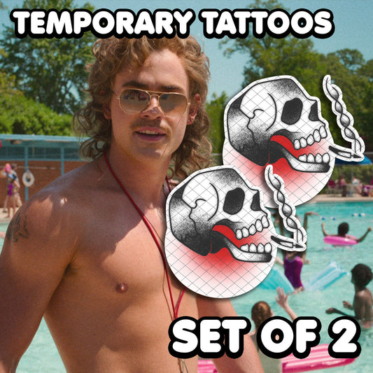 Billy Hargrove - Stranger Things | Temporary Tattoos | SET OF 2 - AlunaCreates