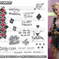 Harley Quinn-Greifvögel | Temporäre Tätowierungen | VOLL SET - AlunaCreates